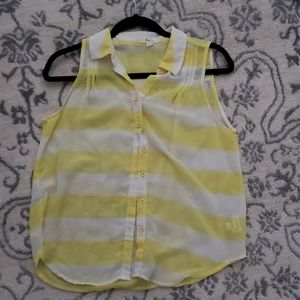 Cute stripe yellow top